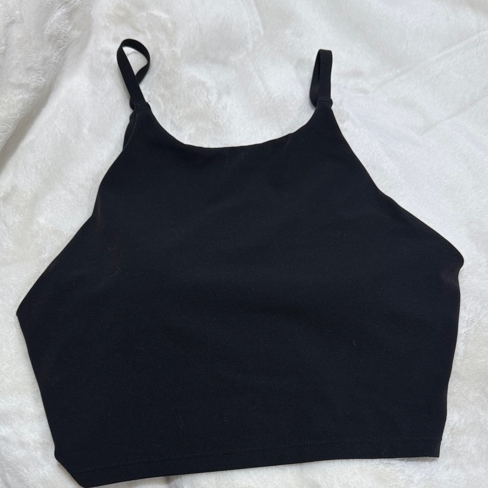 Athleta Black Longline Sports Bra